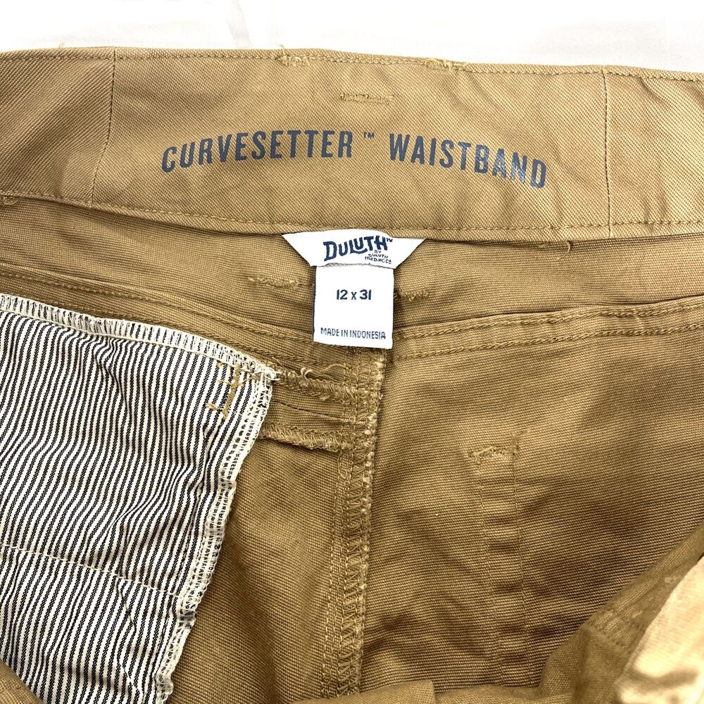 Duluth Trading Womens Curvesetter Carpenter Cargo Pants 12x31 *See Measurements* - Picture 2 of 16